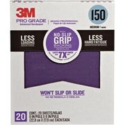 3M 3M 26150CP-P-G 9 x 11 in. 150 Grit Pro Grade No Slip Grip Sandpaper; 20 Pack 207901